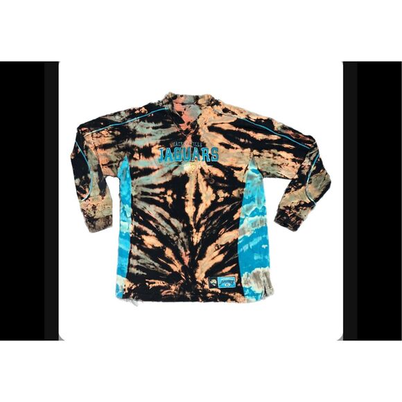 Vintage Jacksonville Jaguars Tie-Dye Long Sleeve Pullover - Picture 1 of 3
